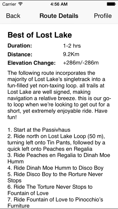 TrailMapps: Whistler Screenshot