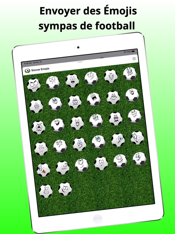Screenshot #4 pour Émojis de Football - Émotions