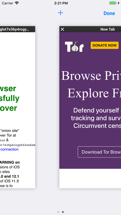Onion Browser Screenshot 3