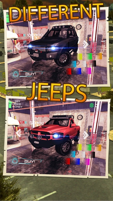 Traffic Jeep Driving Parking Screenshot