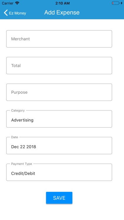 Ez Money - Track Expenses