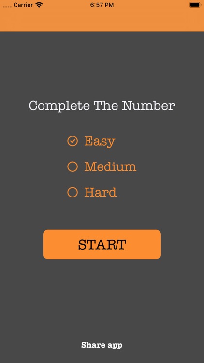 Complete The Number