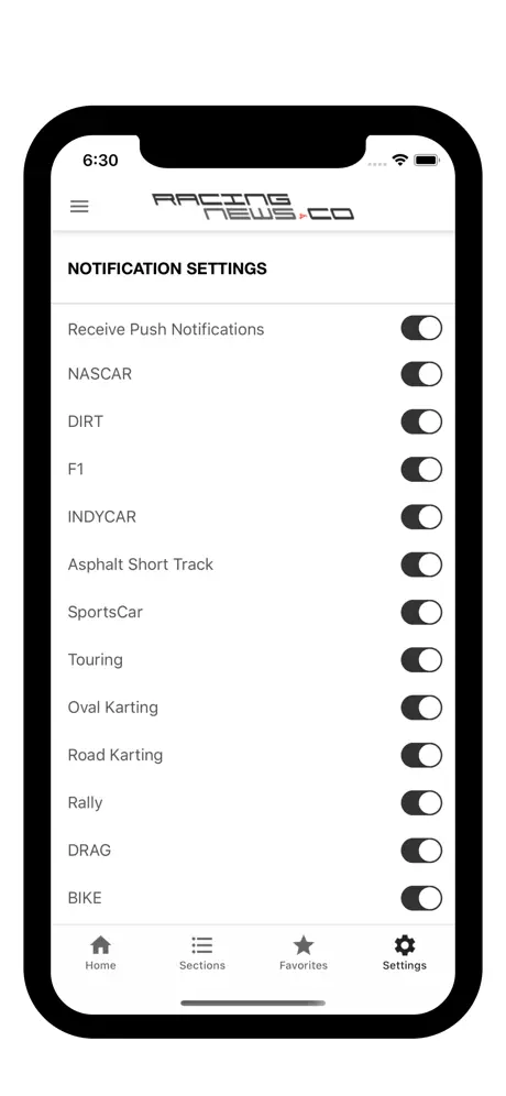 Racing News App