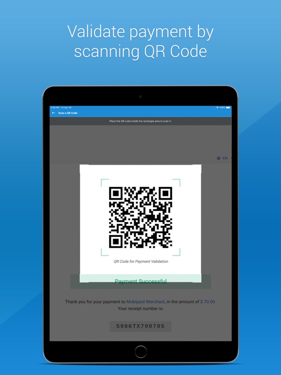 Screenshot #6 pour Mobipaid Scanner