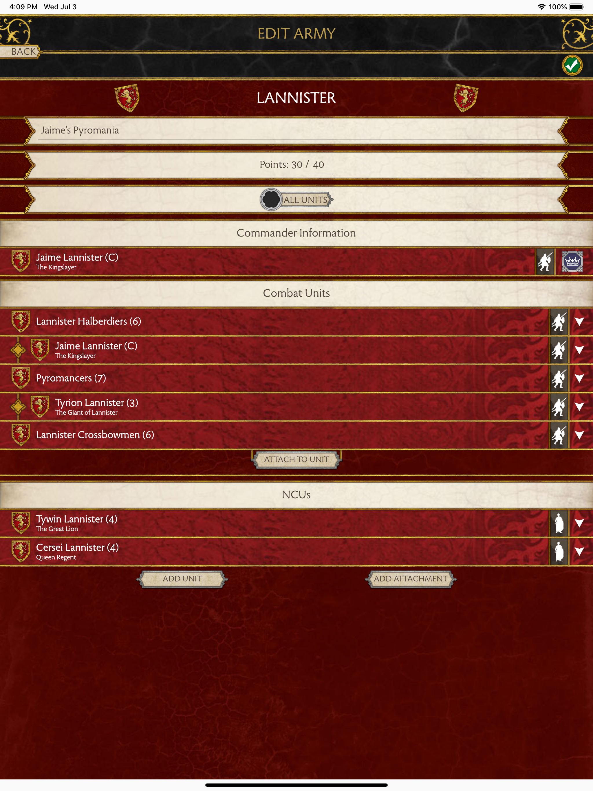 War Council screenshot 8