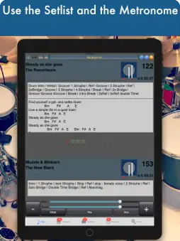 DrumSetlist Manager HD Lite screenshot 1