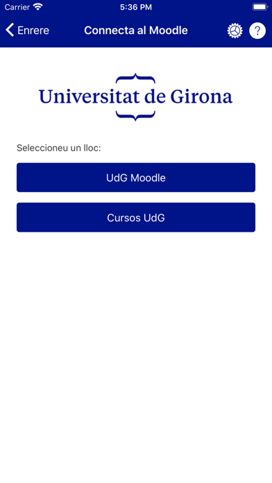 How to cancel & delete UdG Moodle from iphone & ipad 1