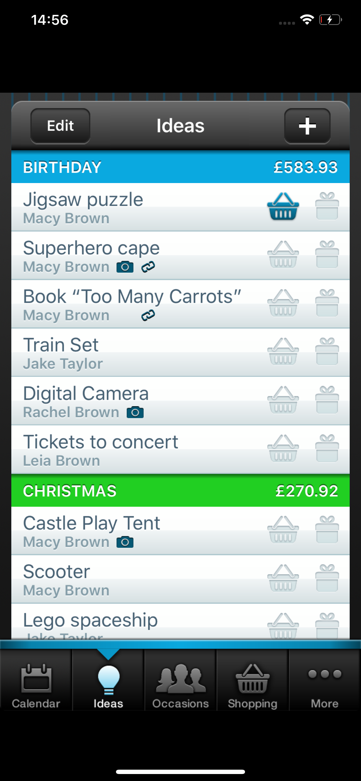 Gift Plan screenshot 4