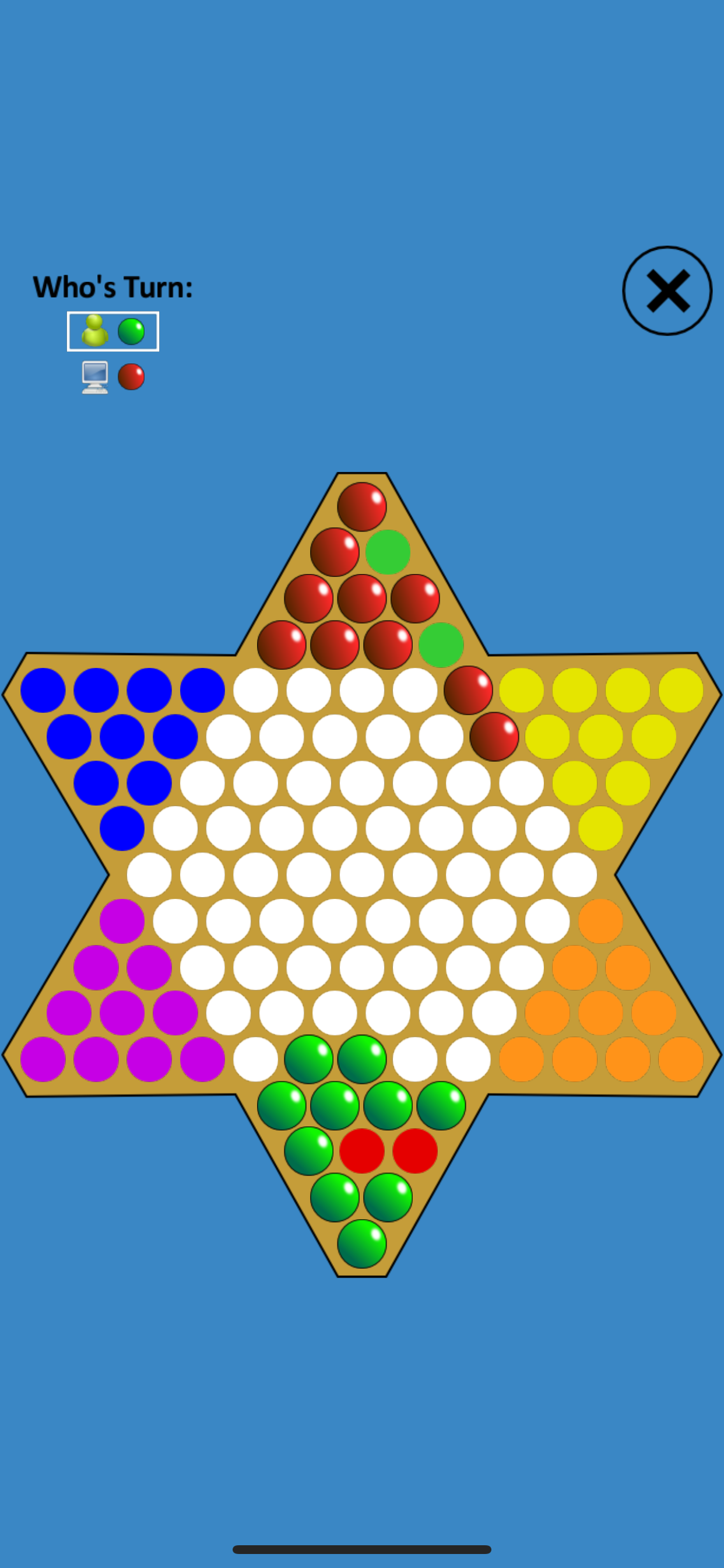 Chinese Checkers Touch