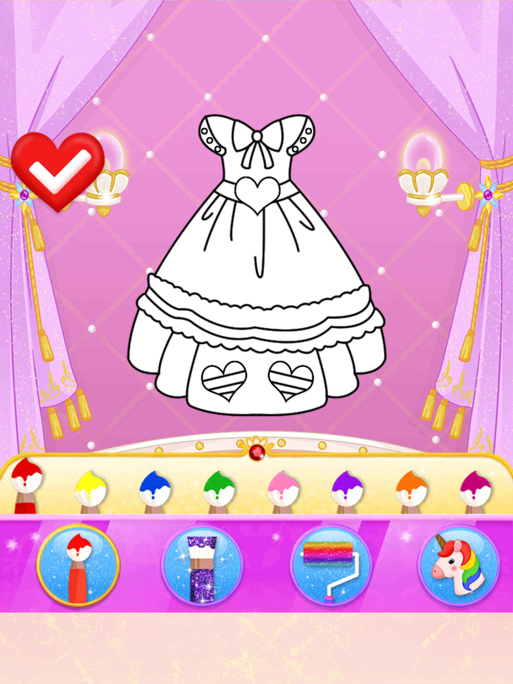 Princess Makeup Dress Design