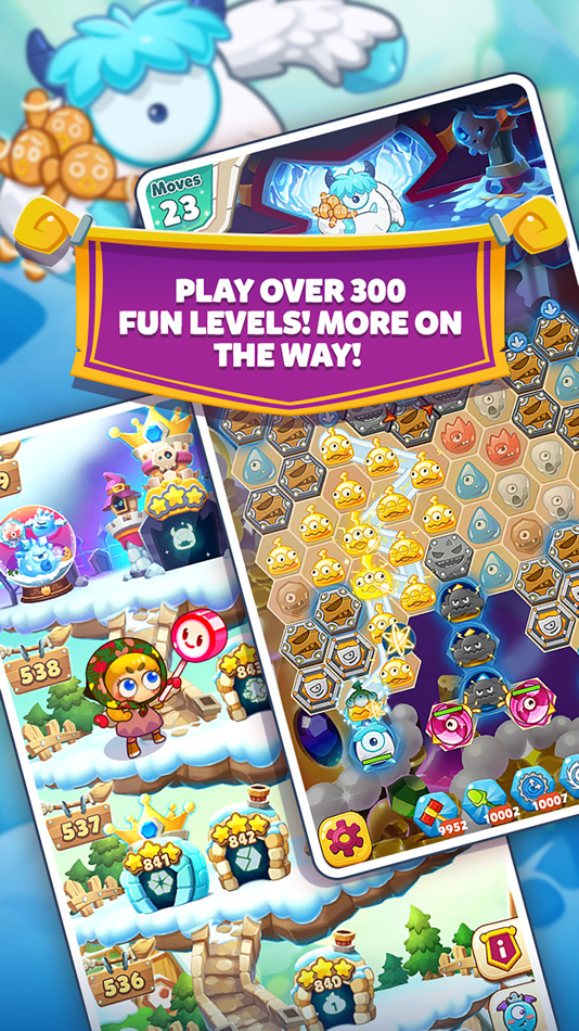 #4. Monster Busters: Ice Slide (iOS) Podle: PlayDog Soft Co., Ltd