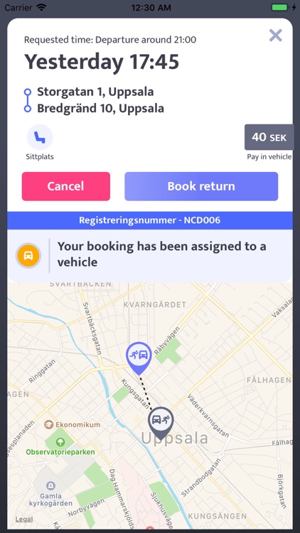 Mina resor Uppsala kommun