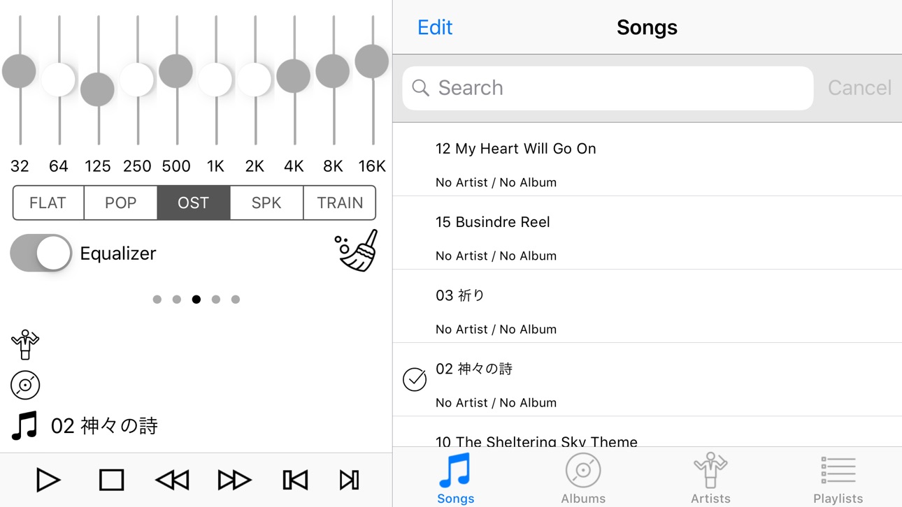 iPhone screenshot