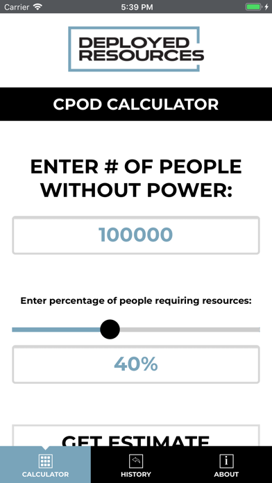 Screenshot #2 pour CPOD Calculator