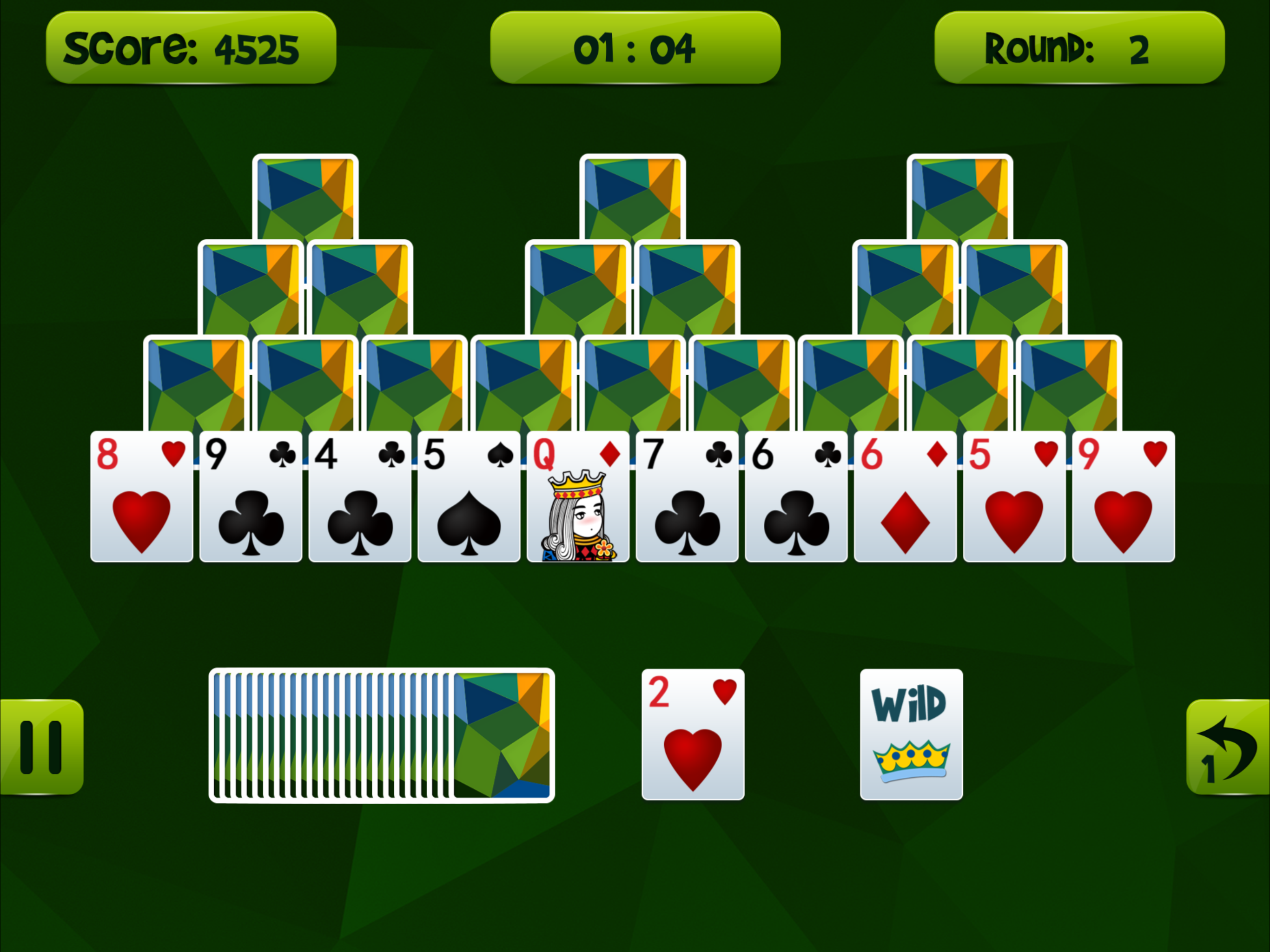 .Tri Peaks Solitaire