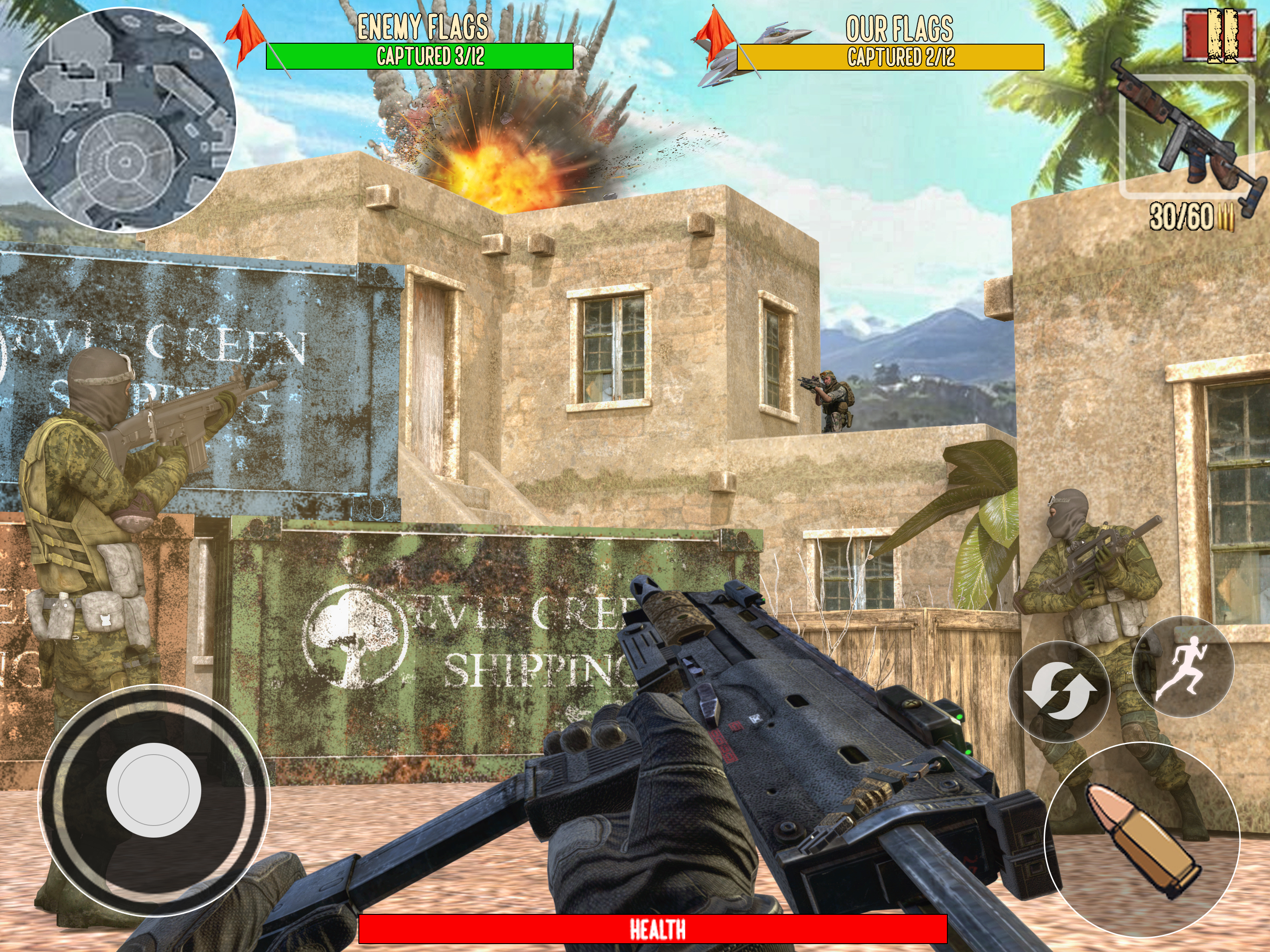 Capture the Army Base Flag 3D screenshot 7