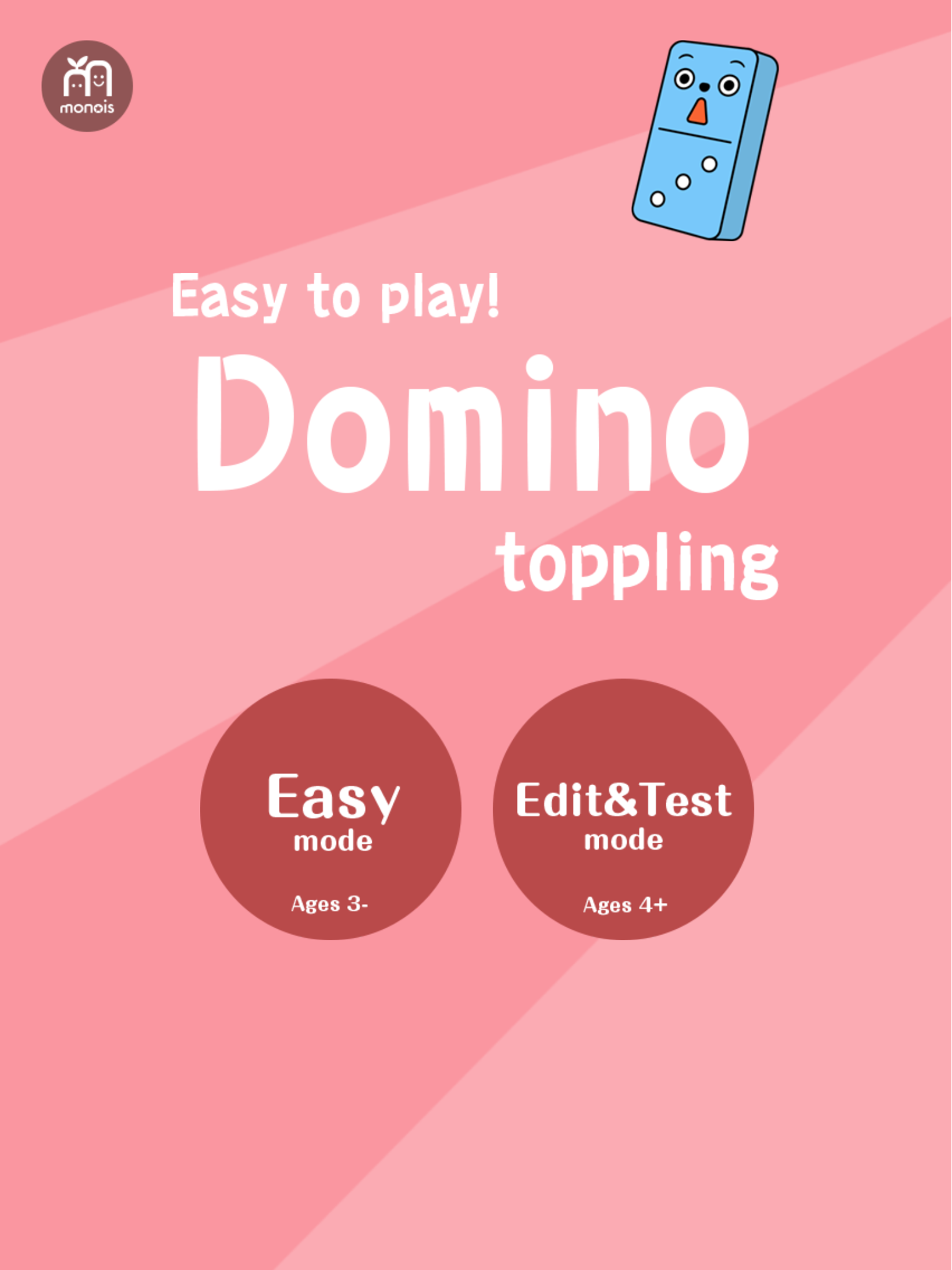 Easy Toppling Dominoes