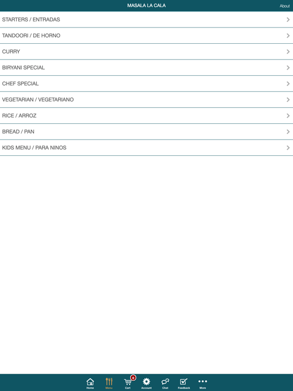 masala lacala iPad screenshot