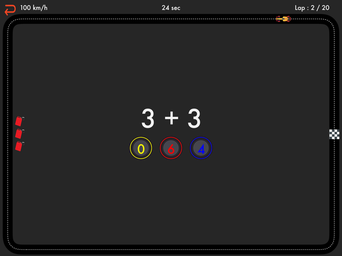 Learn Maths - Racing Game