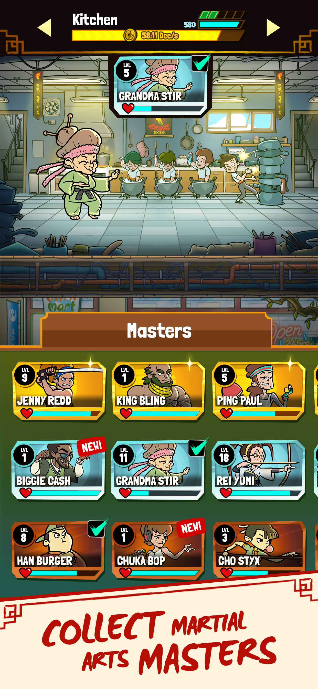 Kung Fu Clicker: Idle Dojo screenshot 4