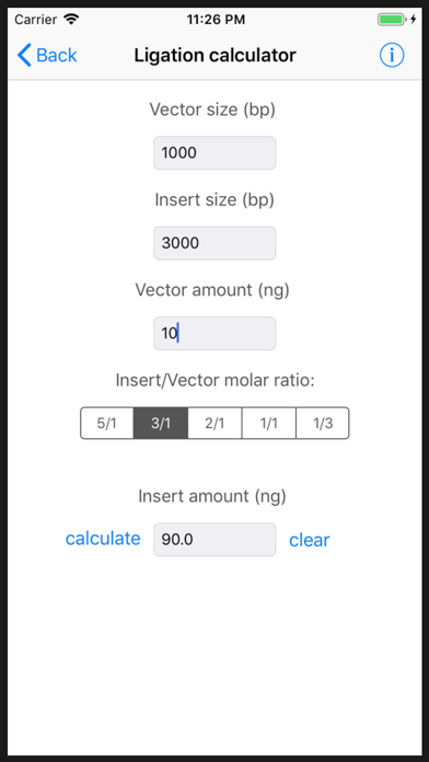 Screenshot #3 pour BioLabCalculators