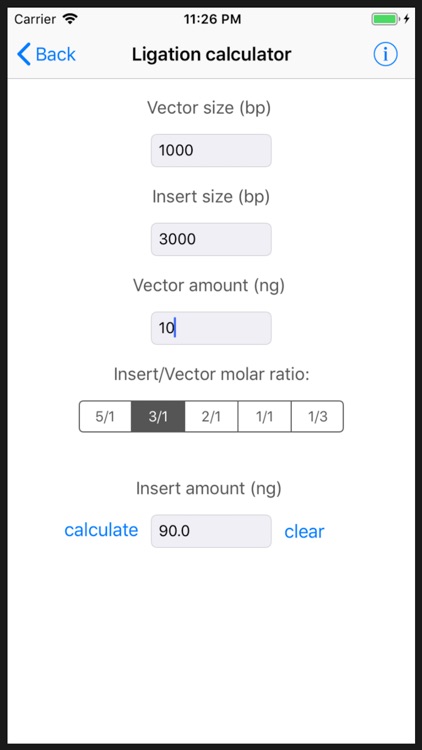 BioLabCalculators