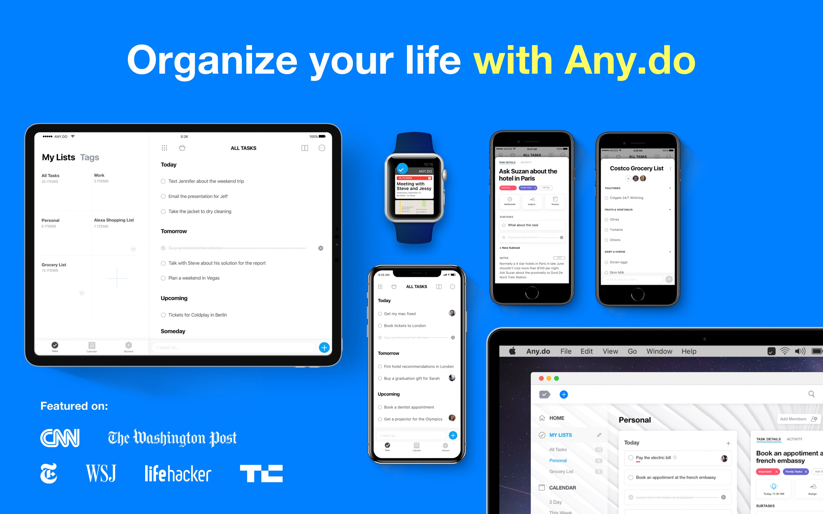 Screenshot do app Any.do To-do list & Calendar