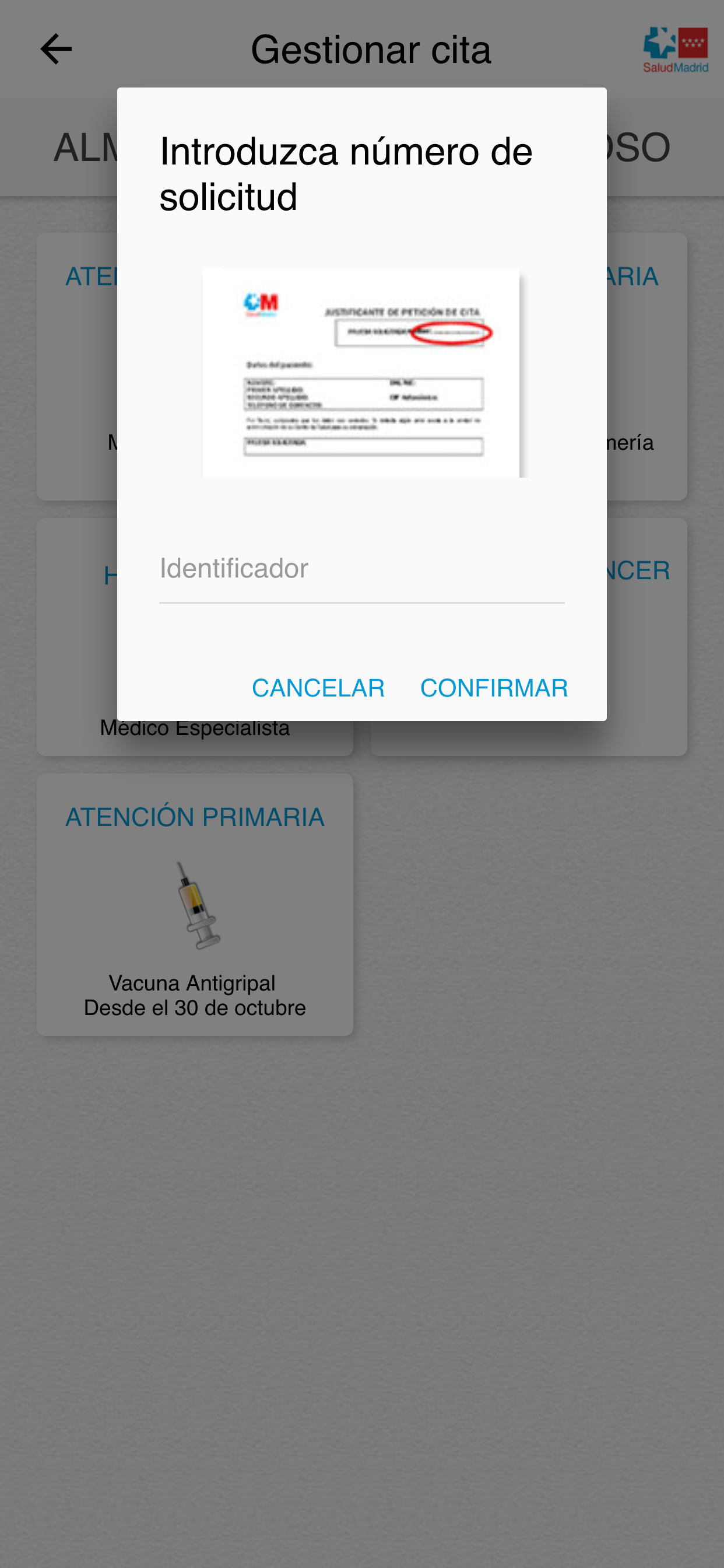 Cita Sanitaria Madrid