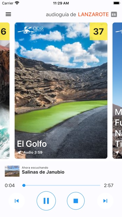 Audio guide on Canary Islands