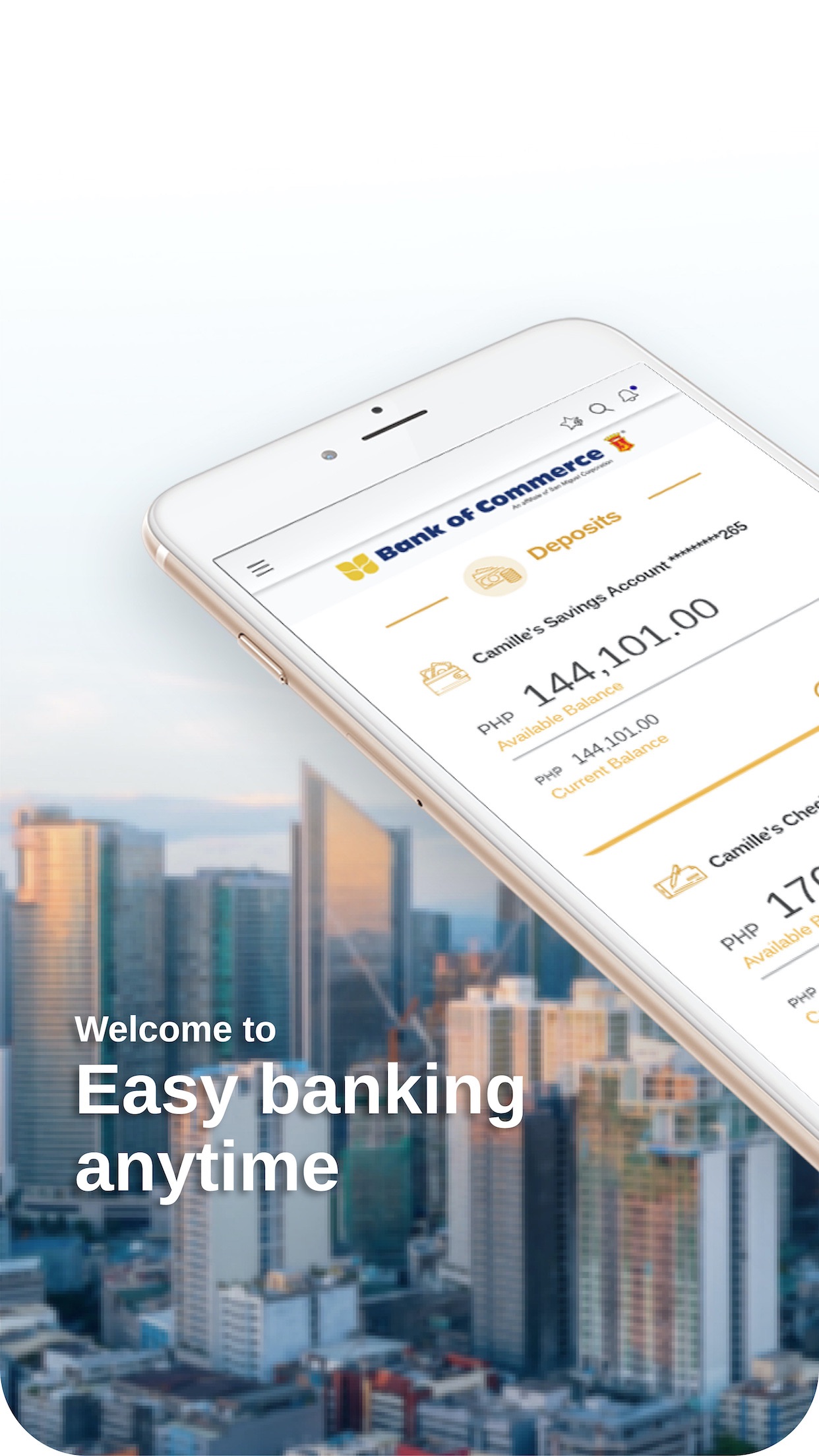 Screenshot 1 of BankCom Personal