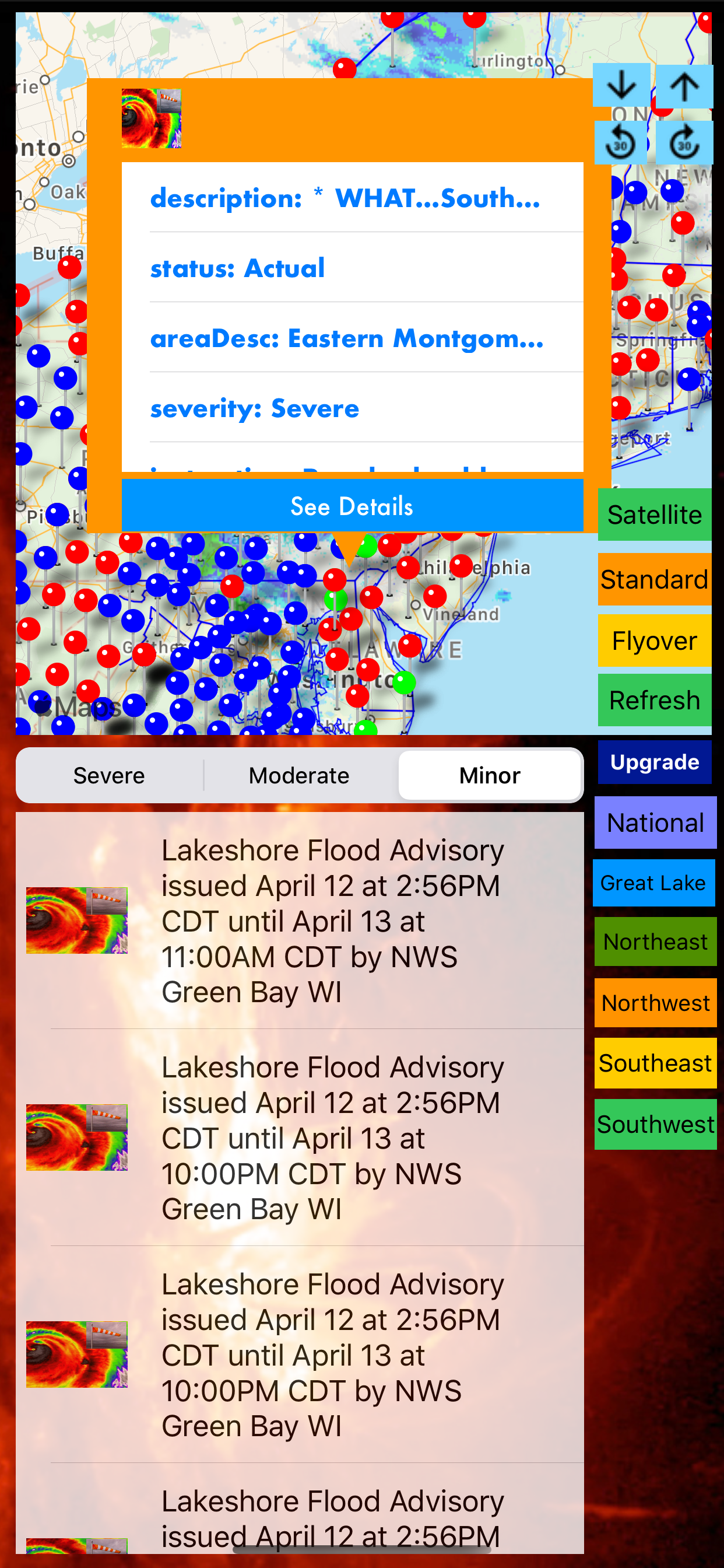 Instant NOAA Alerts 3D Elite screenshot 5