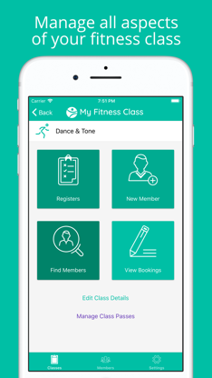 My Fitness Class screenshot 2