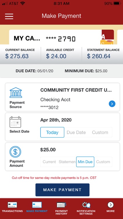 ComFirstVisa screenshot-3
