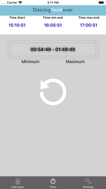 Deicing Holdover screenshot-3