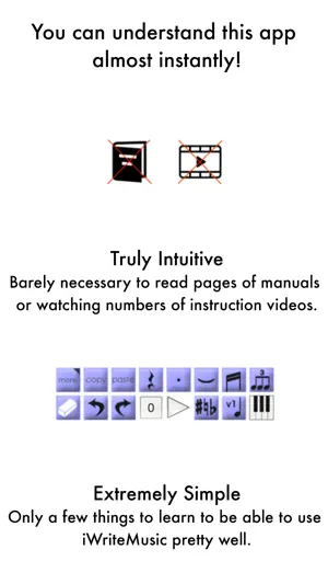 iWriteMusic SE screenshot 1
