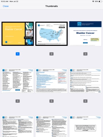 NCCN Guidelines® iPad screenshot 4