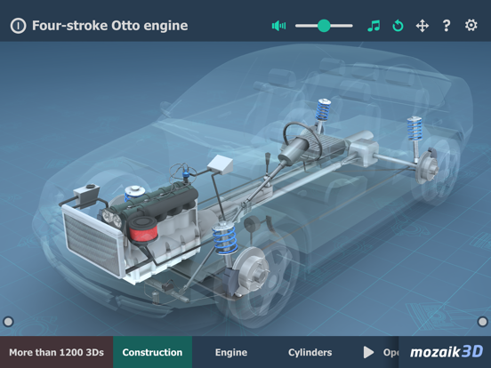 Screenshot #4 pour Four-stroke Otto engine 3D