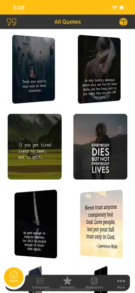 Game screenshot Quotes & Wallpapers apk