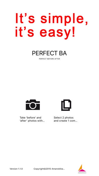 Photo composition"Perfect BA" Screenshot