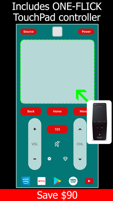 Remote TV for Sony Braviaのおすすめ画像2