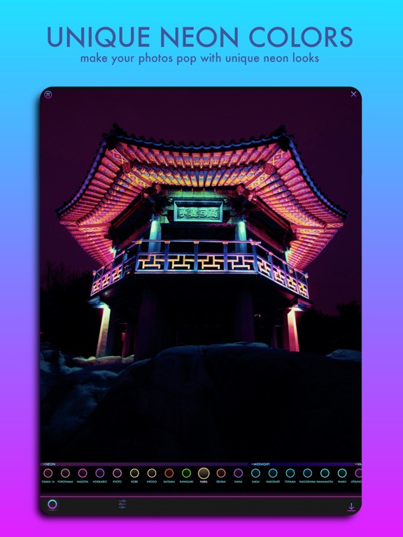 Neoncam iPad app afbeelding 1