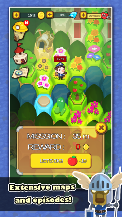 Screenshot #2 pour Dig Hero : Tiny Miner