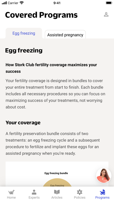 Stork Club Family Benefits screenshot 2