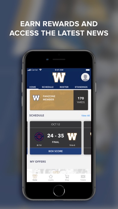 Winnipeg Blue Bombers screenshot 2