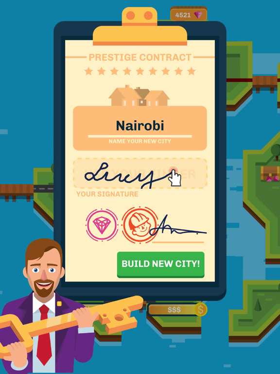 Skyward City: Urban Tycoon iPad screenshot