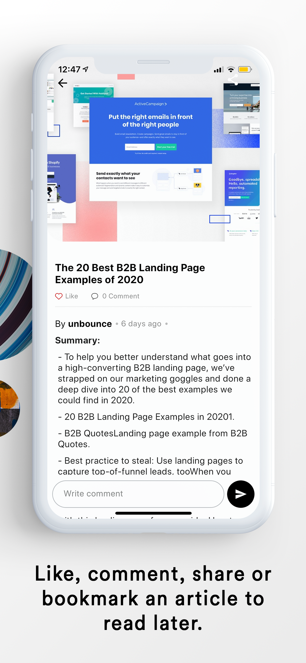 Pipfeed: Personal reading app screenshot 4