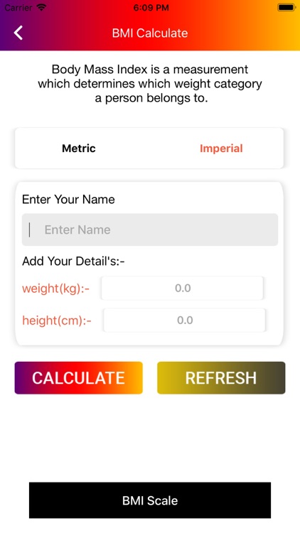 Ideal Weight Scale Calc