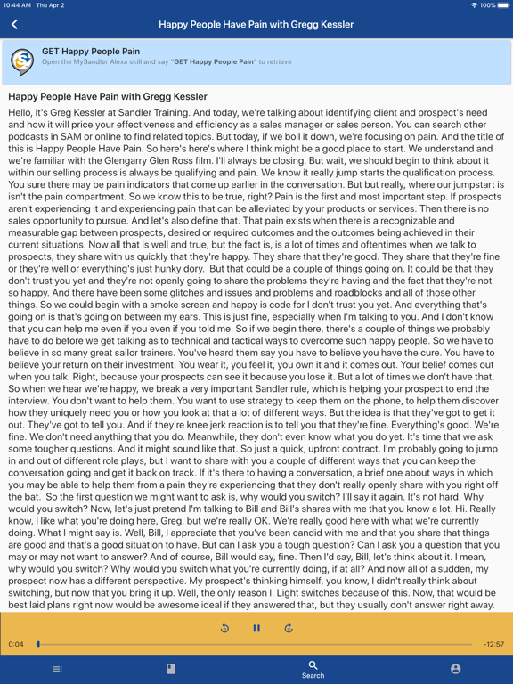 My Sandler iPad screenshot 7 - Business app