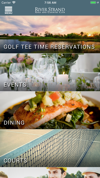 River Strand Golf & CC iPhone screenshot 3 - Lifestyle app