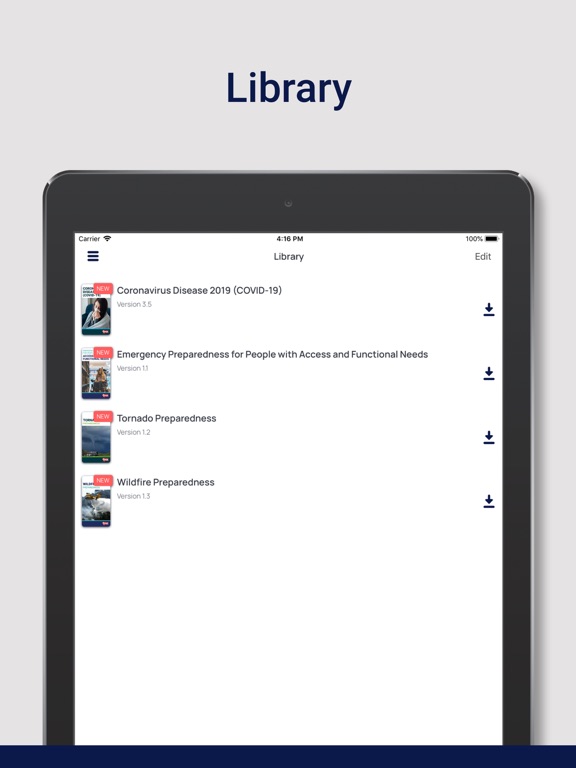 ReadyCentralTX iPad screenshot 3 - Reference app